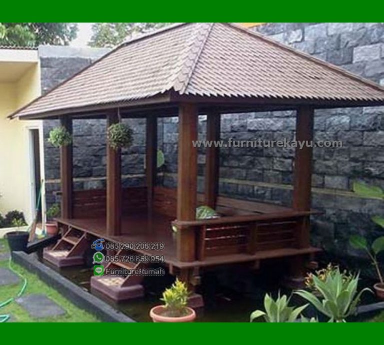  Model  Gazebo  Minimalis Persegi  Panjang  Ukuran 200 x 500 cm 